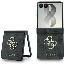 Husa originala Guess Samsung Galaxy Z Flip8 Hardcase 4G Big Logo, negru, GUHCZF84GMGGR