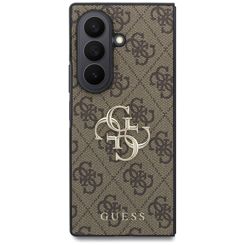 Husa originala Guess Samsung Galaxy Z Fold8 Ultra Hardcase 4G Big Logo, maro, GUHCZFD84GMGBR