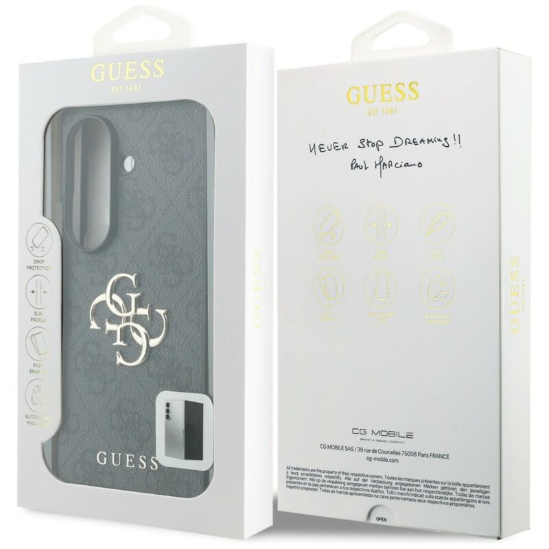 Husa originala Guess Samsung Galaxy Z Fold8 Ultra Hardcase 4G Big Logo, negru, GUHCZFD84GMGGR