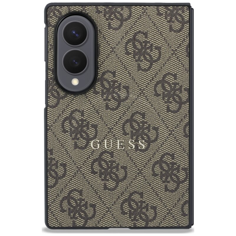 Husa Guess Samsung Galaxy Z Fold8 4G Leather Classic MagSafe, maro, GUHMZFW8P4MSEGCW