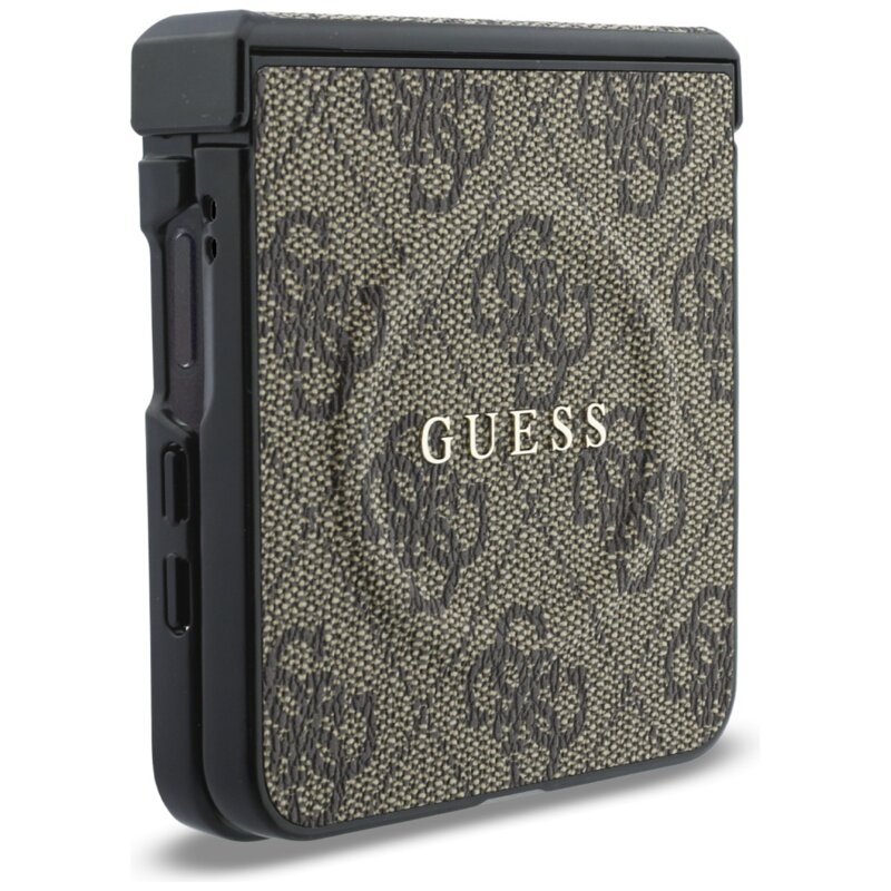 Husa Guess Samsung Galaxy Z Flip8 4G Leather Classic MagSafe, maro, GUHMZF8P4MSEGCW
