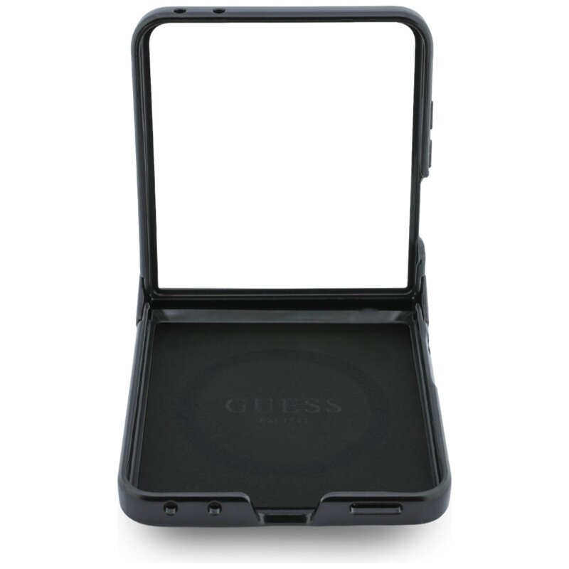 Husa Guess Samsung Galaxy Z Flip8 4G Leather Classic MagSafe, maro, GUHMZF8P4MSEGCW