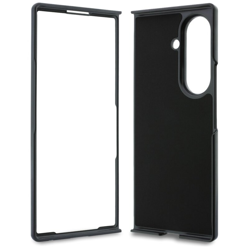 Husa originala Samsung Galaxy Z Fold8 Ultra Karl Lagerfeld Saffiano, Karl&Choupette Metal Pin, KLHCZFD8SAPKCNPK