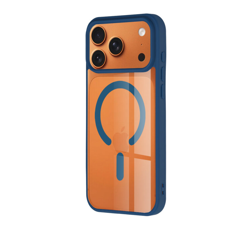 Husa iPhone 17 Pro Max Techsuit MagSafe Pro, albastru