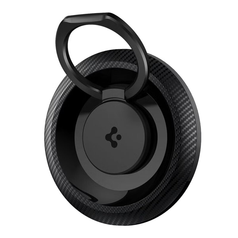 Inel magnetic, suport telefon MagSafe Spigen O-Mag OM100, negru