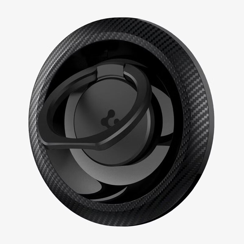 Inel magnetic, suport telefon MagSafe Spigen O-Mag OM100, negru