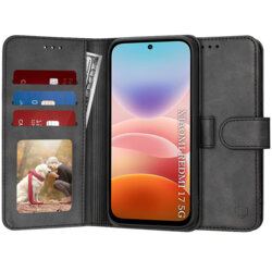 Husa 360 Xiaomi Redmi 17 5G Techsuit Diary Book, negru