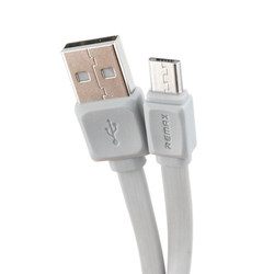 Cablu de date Micro-USB Remax Pro RC-129m 1.0M 2.4A - Gri