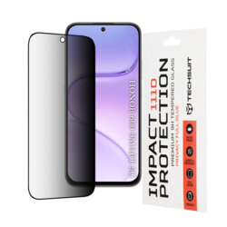 Folie sticla Honor 600 Smart Techsuit 111D Privacy Full Glue, negru