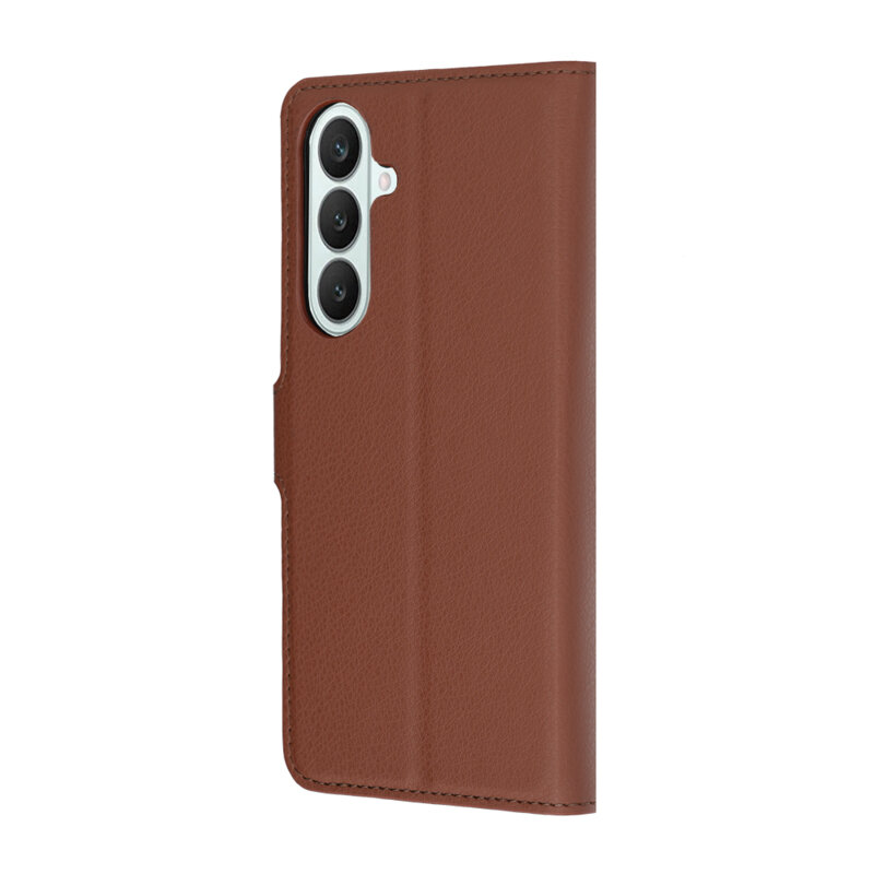 Husa Samsung Galaxy S26 FE Techsuit Leather Folio, maro