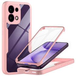 Husa 360° Oppo Reno16 F Techsuit ColorVerse, roz