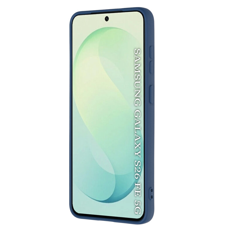 Husa silicon Samsung Galaxy S26 FE Techsuit SoftFlex, bleumarin