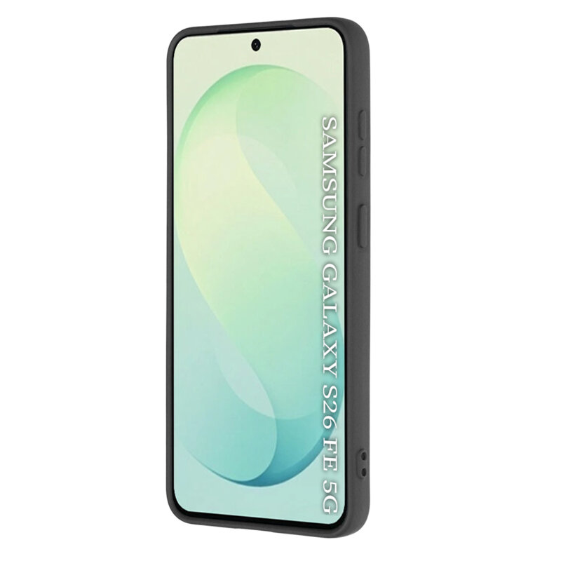 Husa silicon Samsung Galaxy S26 FE Techsuit SoftFlex, negru