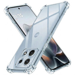 Husa Motorola Edge 70 Max Techsuit Shockproof Clear Silicone, transparenta