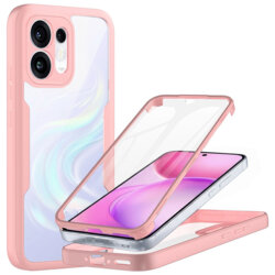 Husa 360° Oppo Reno16 Techsuit ColorVerse, roz