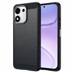 Husa Honor 600 Smart Techsuit Carbon Silicone, negru