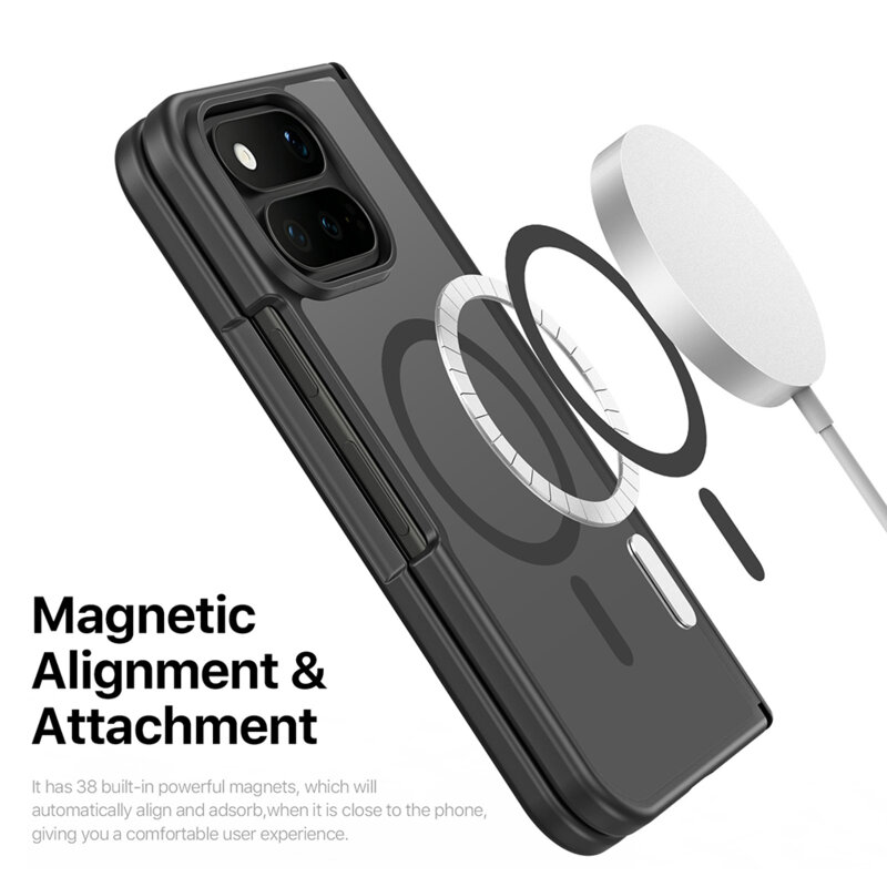 Husa Google Pixel 11 Pro Fold Dux Ducis Yind MagSafe Series, gri