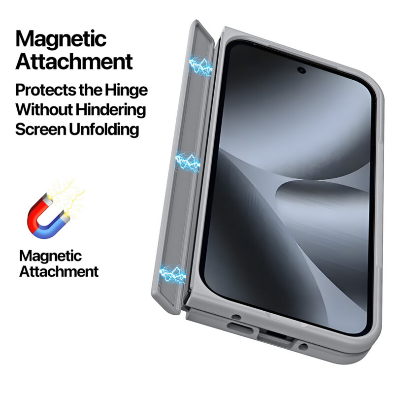 Husa Google Pixel 11 Pro Fold Dux Ducis Yind MagSafe Series, gri