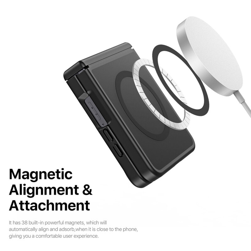 Husa Samsung Galaxy Z Flip8 Dux Ducis Yind MagSafe Series, negru