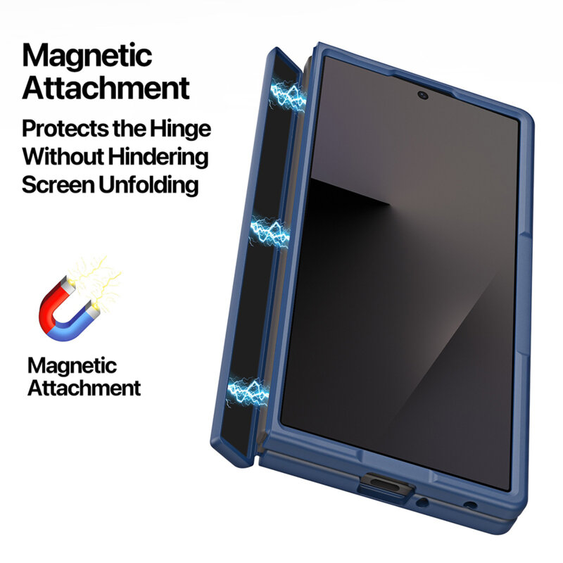 Husa Samsung Galaxy Z Fold7 Dux Ducis Yind MagSafe Series, gri