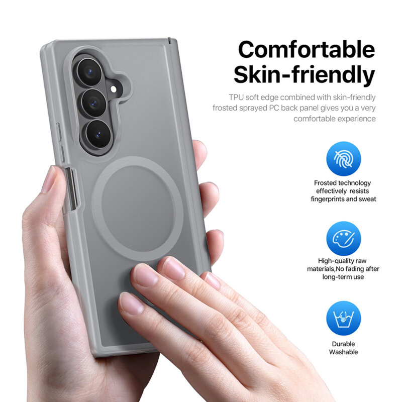 Husa Samsung Galaxy Z Fold8 Ultra Dux Ducis Yind MagSafe Series, negru