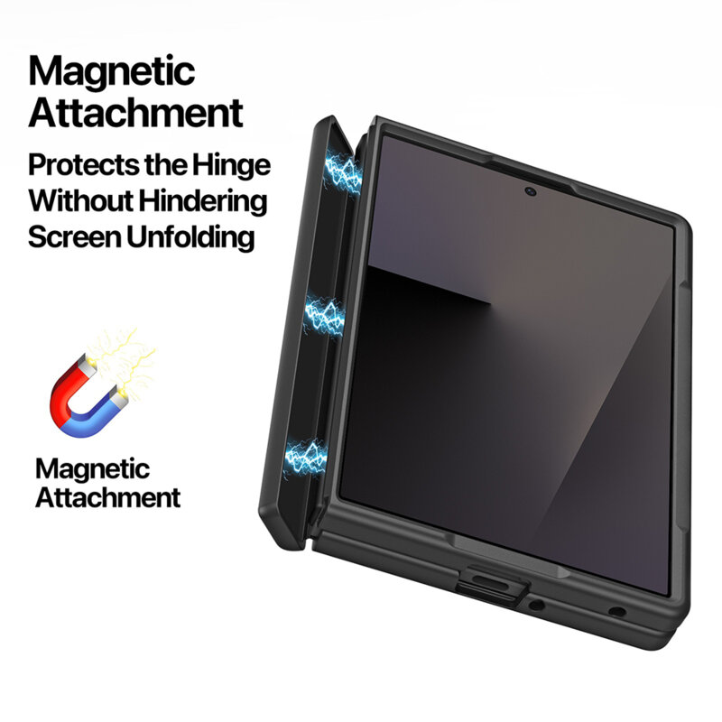 Husa Samsung Galaxy Z Fold8 Dux Ducis Yind MagSafe Series, negru