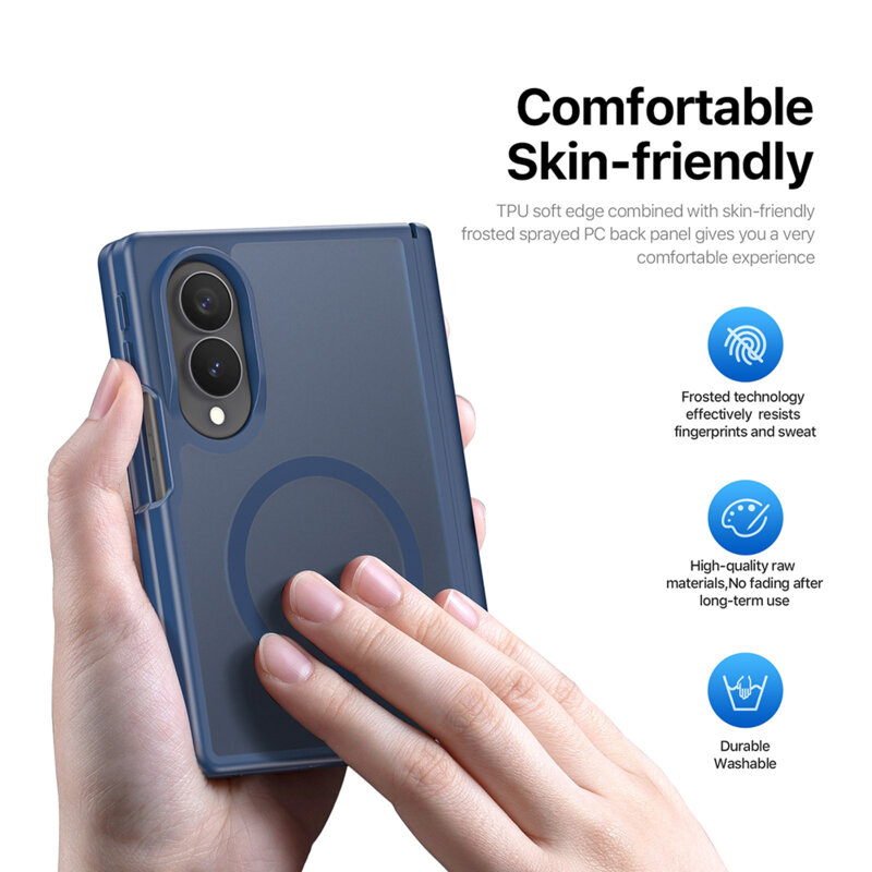 Husa Samsung Galaxy Z Fold8 Dux Ducis Yind MagSafe Series, negru