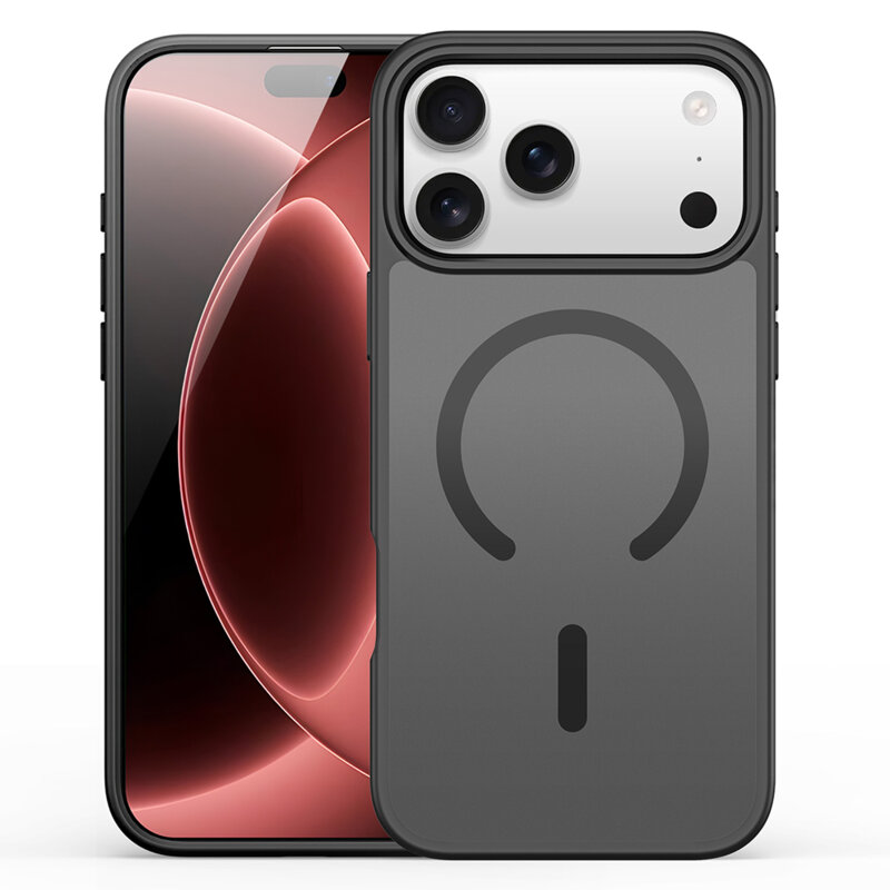 Husa iPhone 18 Pro Dux Ducis Yind MagSafe Series, negru