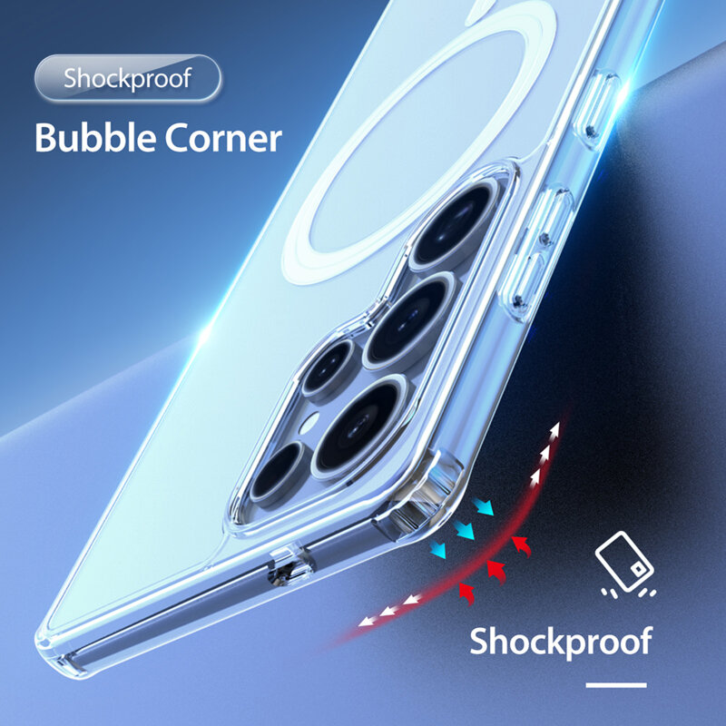 Husa Samsung Galaxy S25 Ultra Dux Ducis Clin Magnetic Series, transparenta
