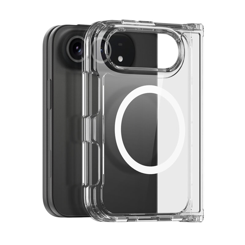 Husa iPhone Duo Dux Ducis Clin MagSafe Series, transparenta