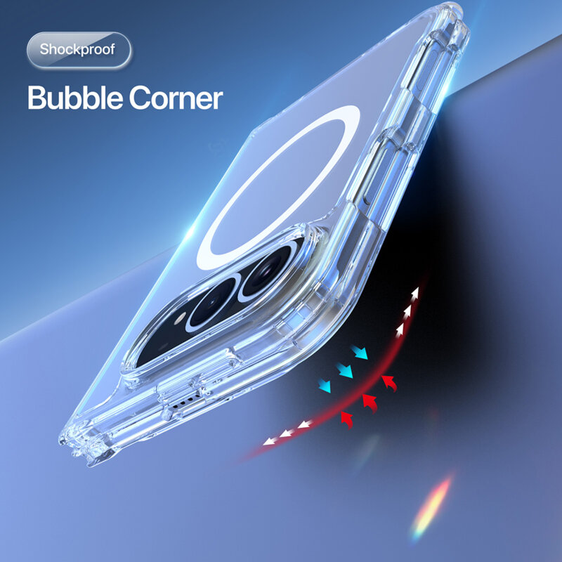 Husa iPhone Duo Dux Ducis Clin MagSafe Series, transparenta