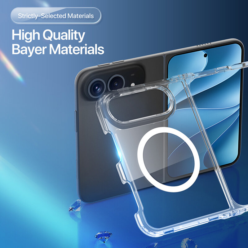 Husa iPhone Duo Dux Ducis Clin MagSafe Series, transparenta