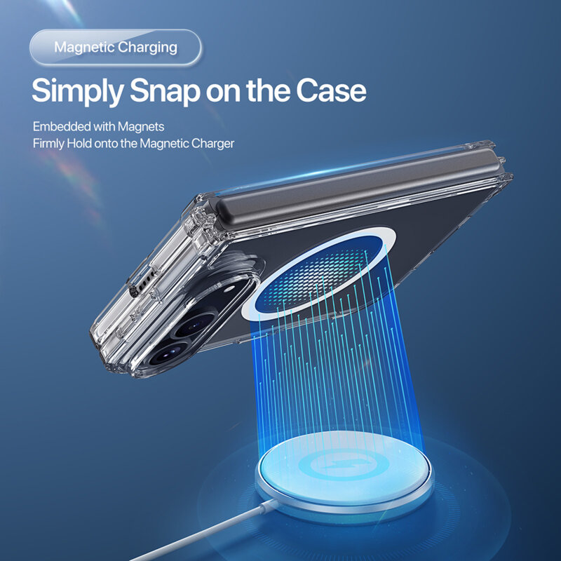 Husa iPhone Duo Dux Ducis Clin MagSafe Series, transparenta
