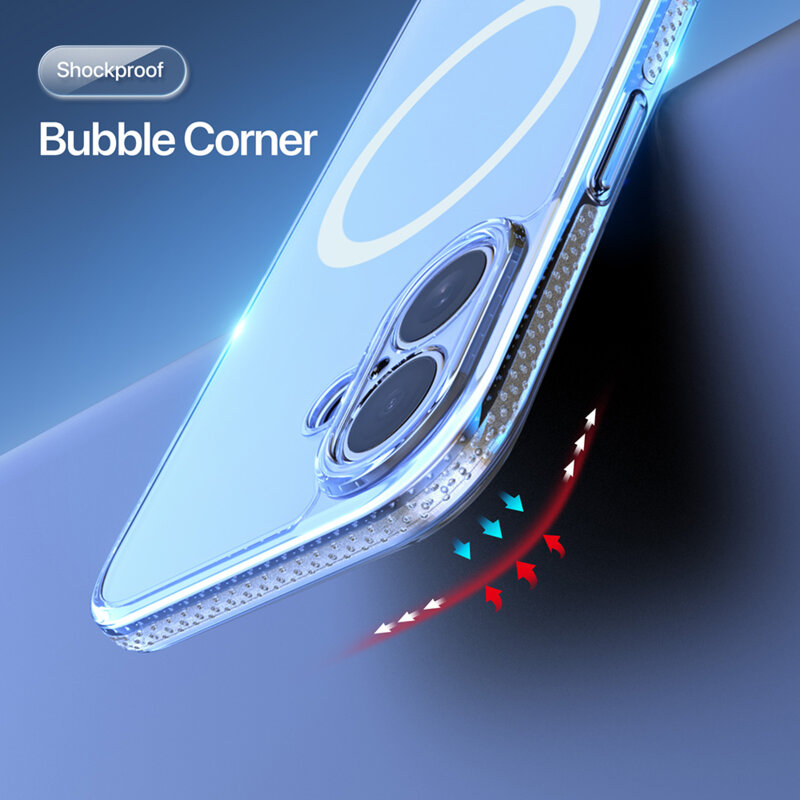 Husa iPhone 17 Dux Ducis Clin MagSafe Series, transparenta