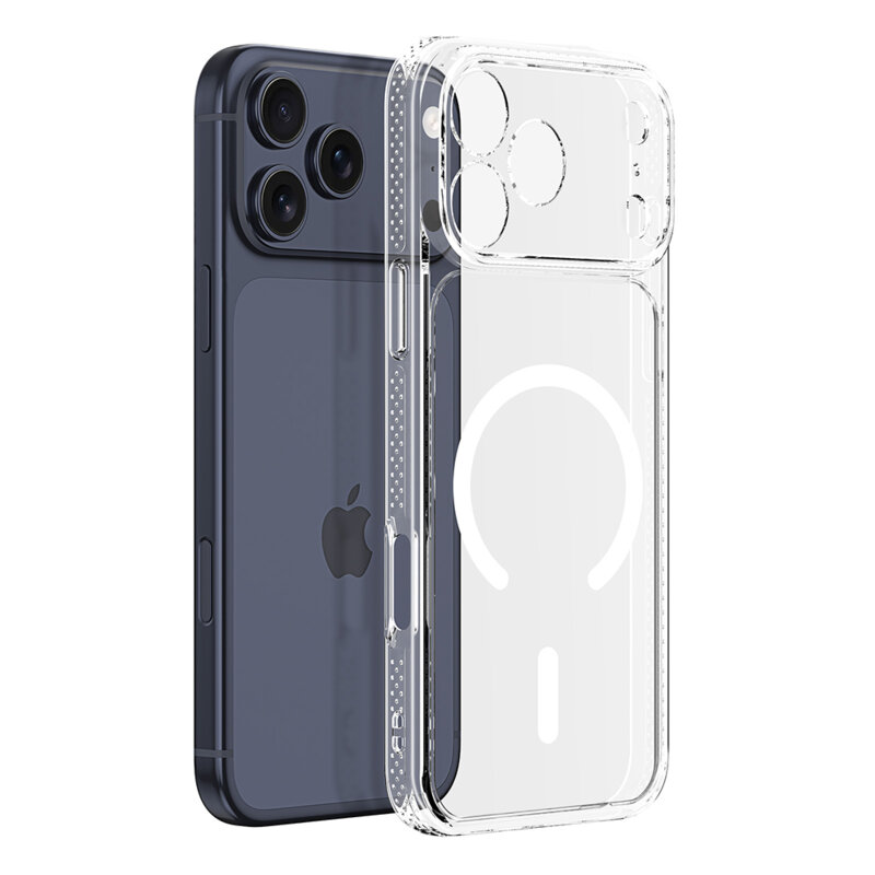 Husa iPhone 17 Pro Dux Ducis Clin MagSafe Series, transparenta