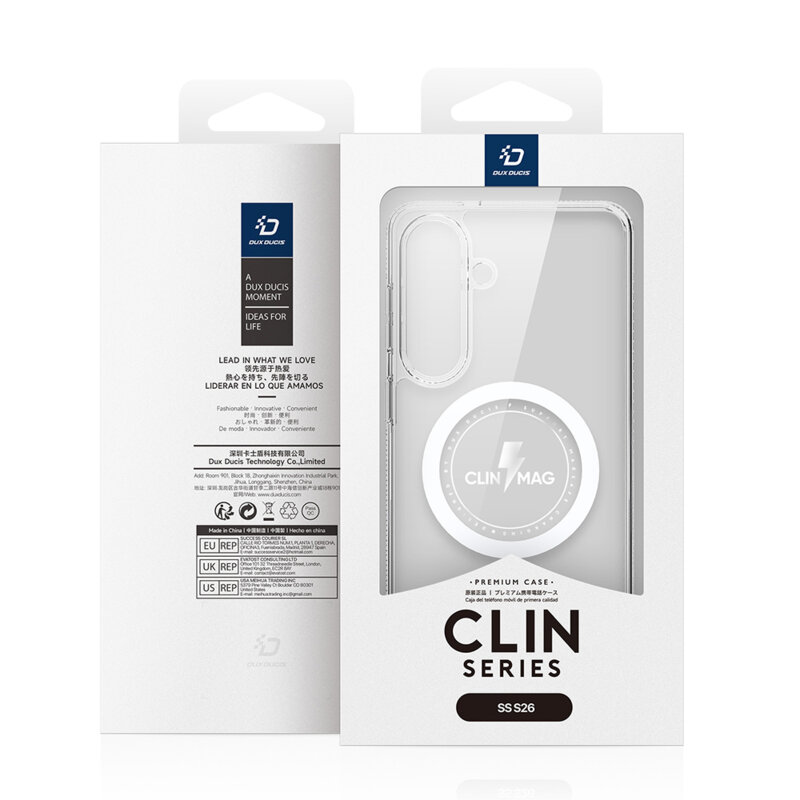 Husa Samsung Galaxy S26 Plus Dux Ducis Clin Magnetic Series, transparenta
