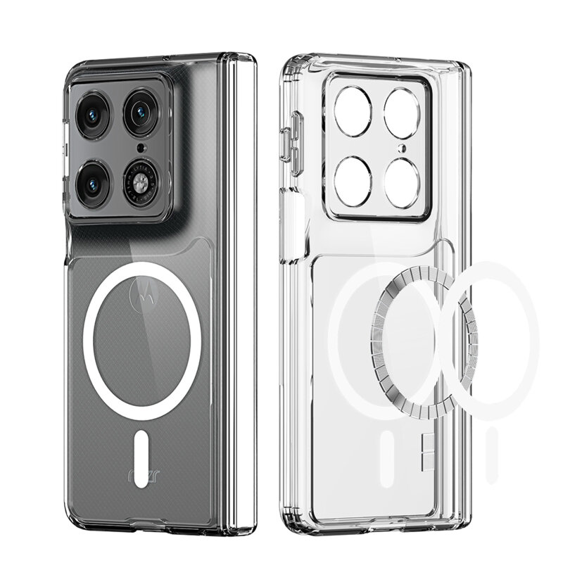 Husa Motorola Razr Fold Dux Ducis Clin Magnetic Series, transparenta