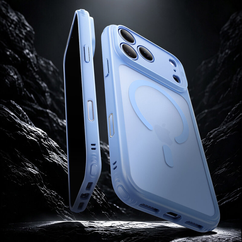Husa iPhone 18 Pro Max ESR Classic Hybrid HaloLock, blue