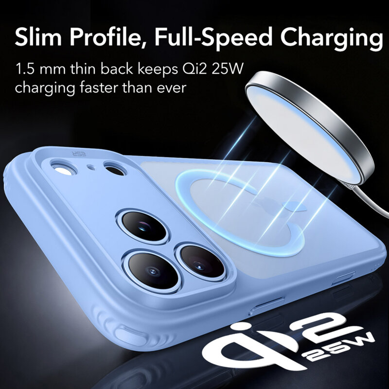 Husa iPhone 18 Pro Max ESR Classic Hybrid HaloLock, blue