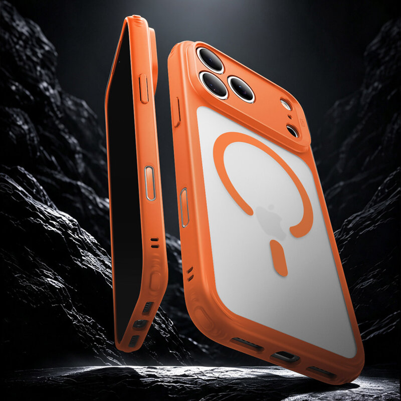 Husa iPhone 18 Pro Max ESR Classic Hybrid HaloLock, portocaliu