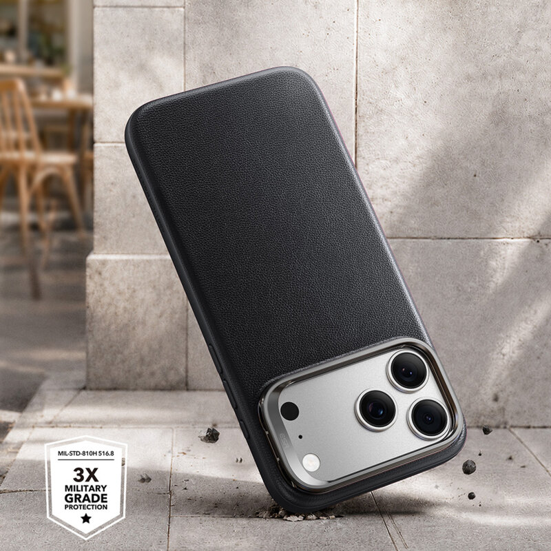 Husa iPhone 17 Pro Max ESR Atelier Magnetic Kickstand, negru