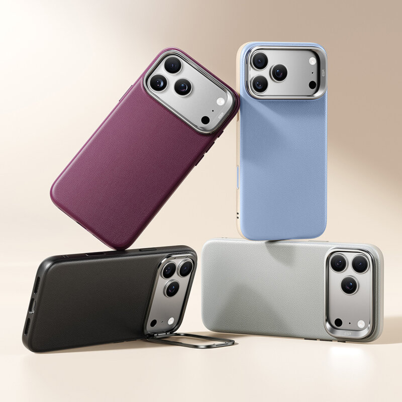 Husa iPhone 18 Pro ESR Atelier Magnetic Kickstand, negru