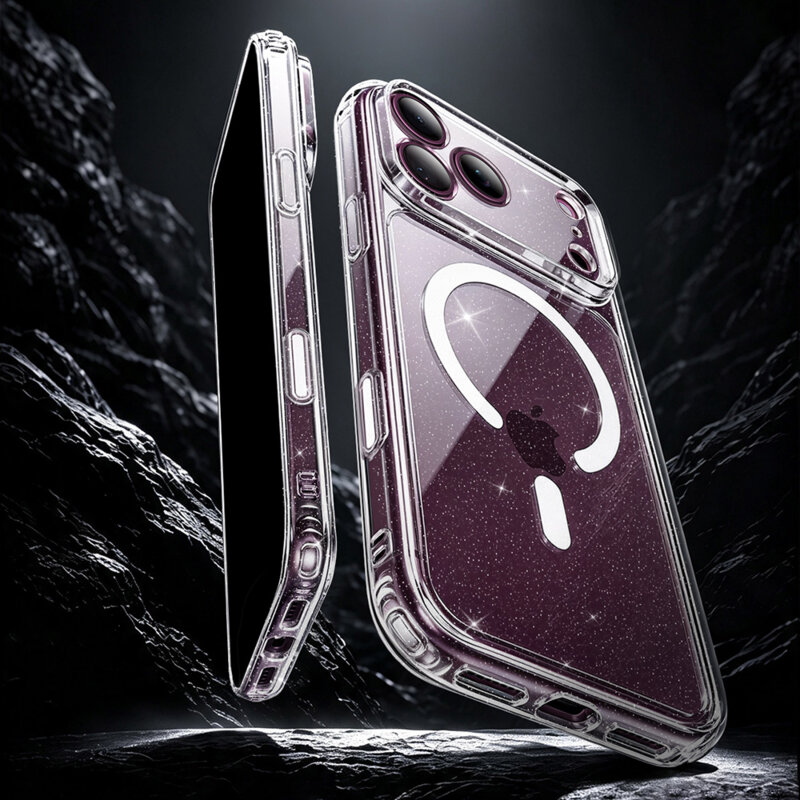 Husa iPhone 18 Pro Max ESR Classic Hybrid HaloLock, transparenta
