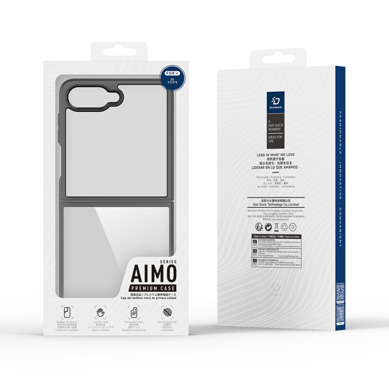 Husa Samsung Galaxy Z Flip8 Dux Ducis Aimo, negru