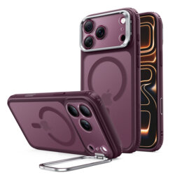 Husa iPhone 18 Pro Max ESR Classic Hybrid HaloLock Kickstand, bordo