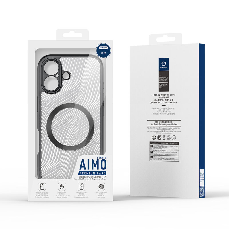 Husa iPhone 17 Dux Ducis Aimo MagSafe, negru