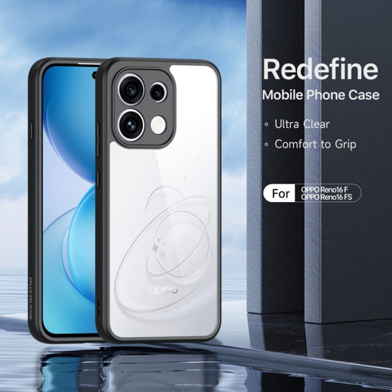 Husa Oppo Reno16 F Dux Ducis Aimo, negru