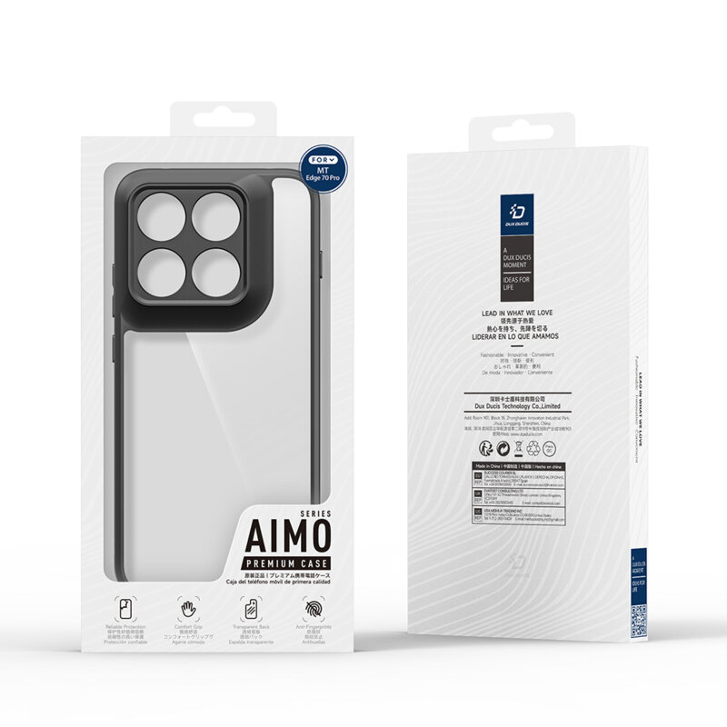 Husa Motorola Edge 70 Pro Dux Ducis Aimo, negru
