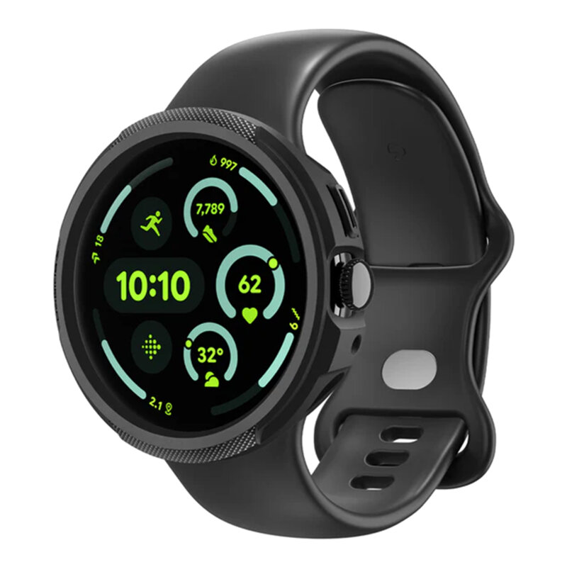 Husa Google Pixel Watch 5 45mm Spigen Liquid Air, negru