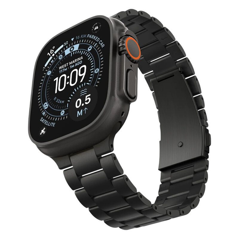 Curea Apple Watch 4 44mm Spigen Modern Fit, Titanium Black
